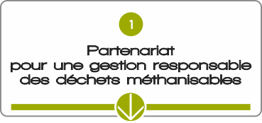 partenariat pour une gestion responsable des d&eacute;chets m&eacute;thanisables